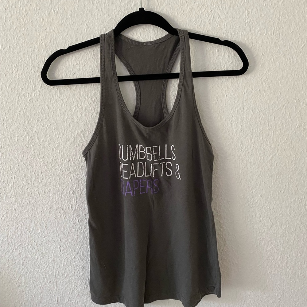 Mom Bod Racerback Tank - Picture 2 of 3